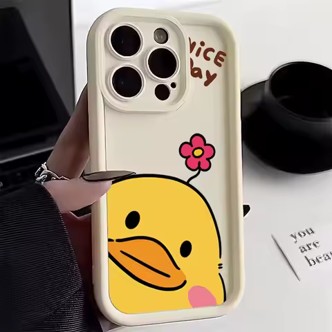 Cute Animal Party Bear Duck Silicone Case for Samsung Galaxy S25 Ultra S24 S23 S22 S21 S20 FE S21 Plus A55 A54 A35 A15 Cover