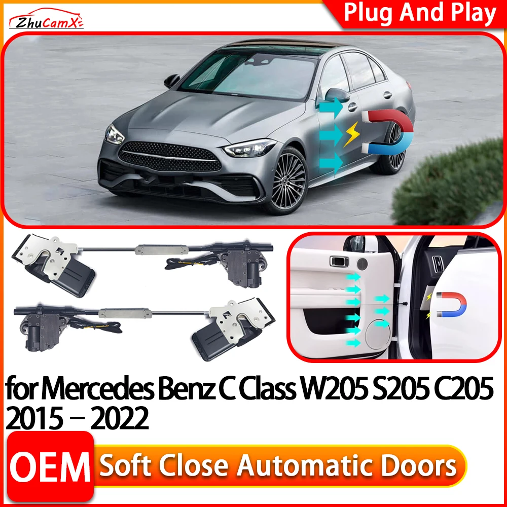 

for Mercedes Benz C Class W205 S205 C205 Car Automatic Electric Soft Close Door Closer Power Closing Door Comfort Closing System