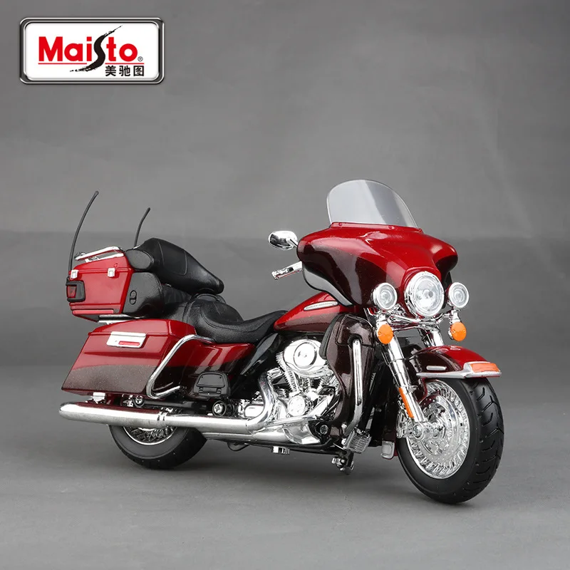 Maisto 1:12 Harley-Davidson Road Glide Street Bob Iron 883 Road King Road Glide Motorcycle Model Collection Ornament Gifts