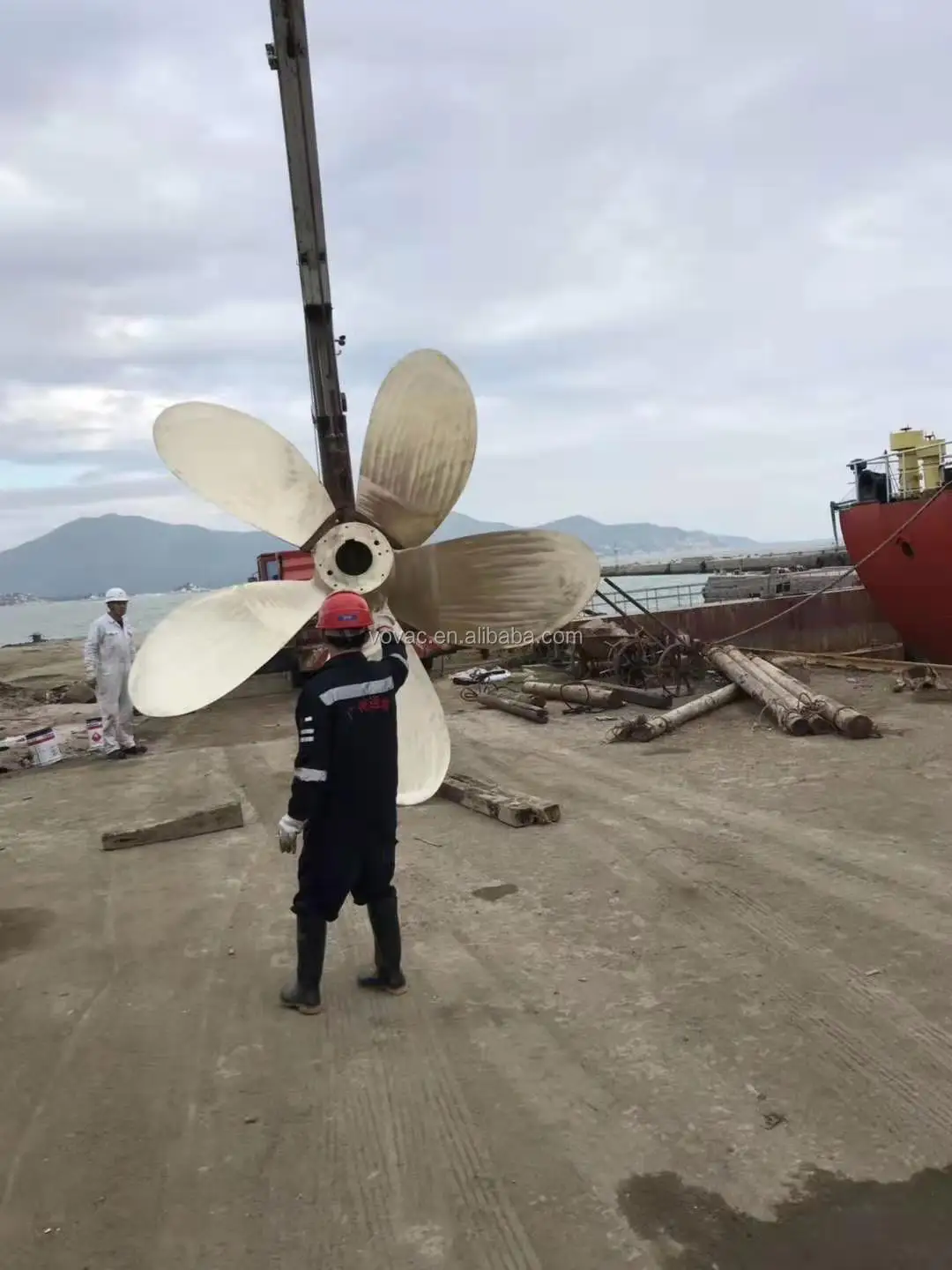 Venda quente 1400mm 56 polegadas hélice de bronze marinho para barco