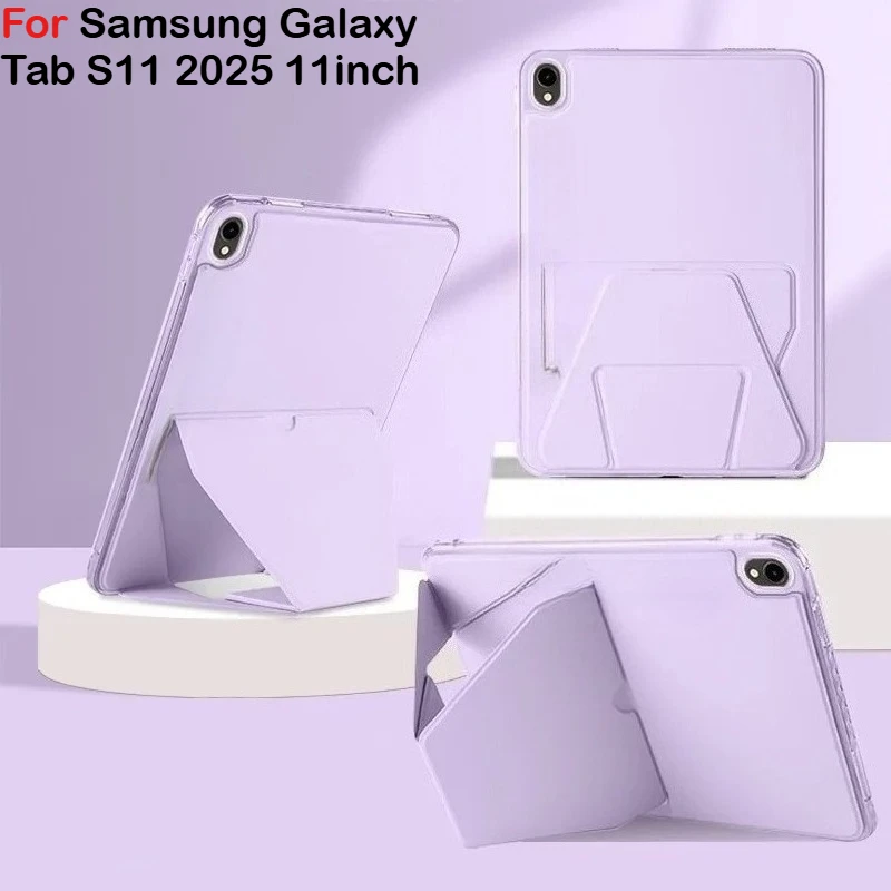 

Складной магнитный чехол-подставка для Samsung Galaxy Tab S11 S10 Lite 10,9 дюйма 2025 X400 S10FE X520 X526 S9 FE Plus 12,4 акриловый чехол