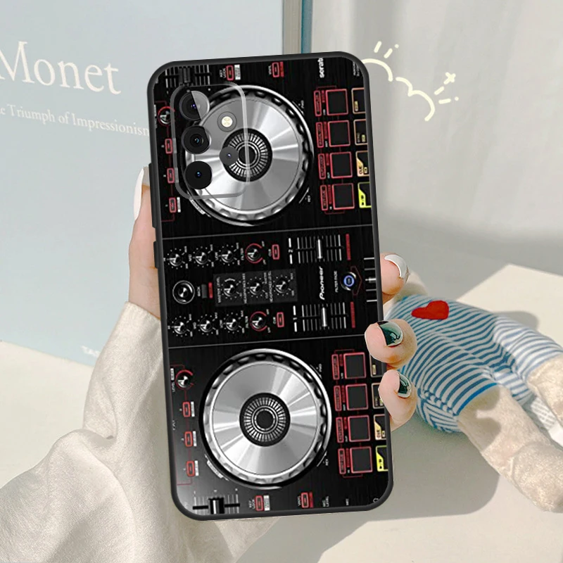 Electronic Music DJ Controller Mixer Case For Samsung Galaxy A12 A32 A42 A52 A72 A50 A70 A10 A20 A21S A52S A51 A71 Phone Cover