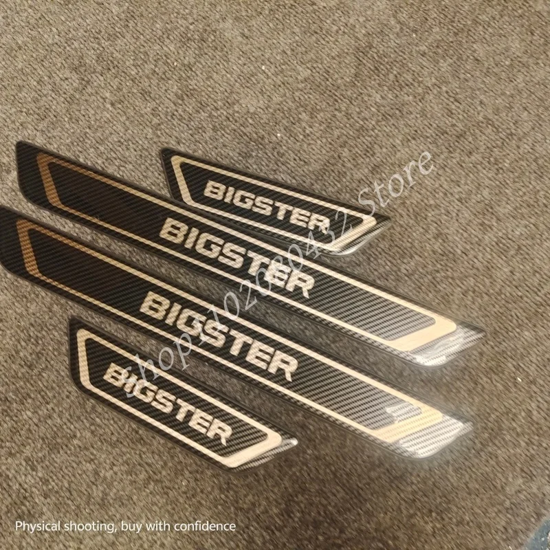 FOR DACIA BIGSTER Door Sill Protector Auto Threshold Scuff Plate Stickers Steel Pedal Cover Car Styling Accessories 2024-2025