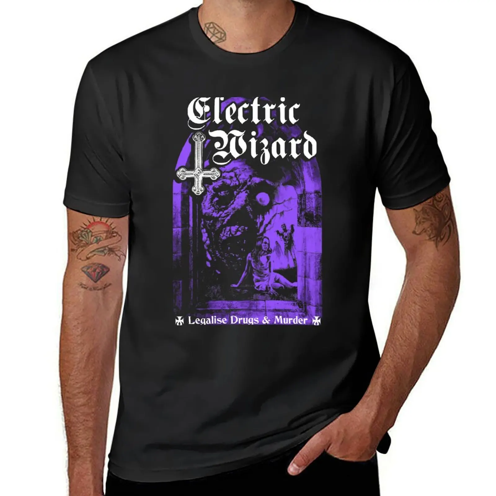 Electric Wizard - Legalise it T-Shirt anime aesthetic clothes quick drying plain sweat shirts, men