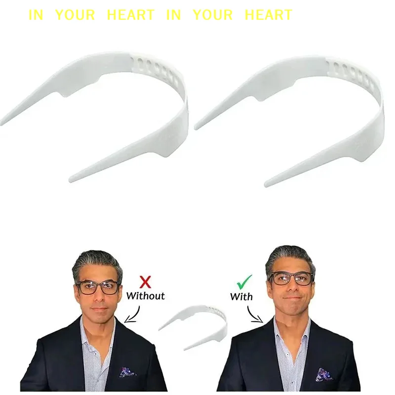 

Adjustable Shirt Collar Support T-Shirt Stand Collar Shaper Shirt Anti-roll Fixed Shaper Collar Stay Bundle Kit Clothe Accessory