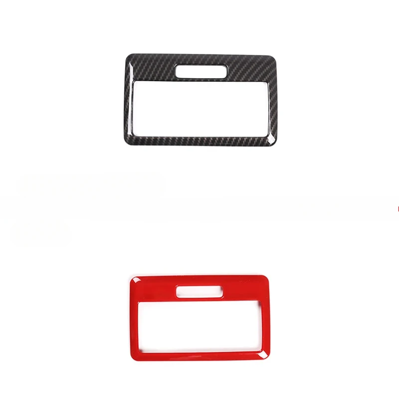 

Для Toyota 86/Subaru BRZ 2012-2020: Декоративная рамка для передней потолочной лампы из ABS-пластика под карбон/красная, для стайлинга автомобиля