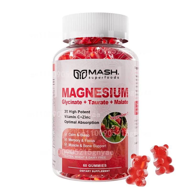 Pure Chelated Magnesium Glycinate | 500mg Per Capsule (1000mg Total), Maximum Absorption – 60 Capsules