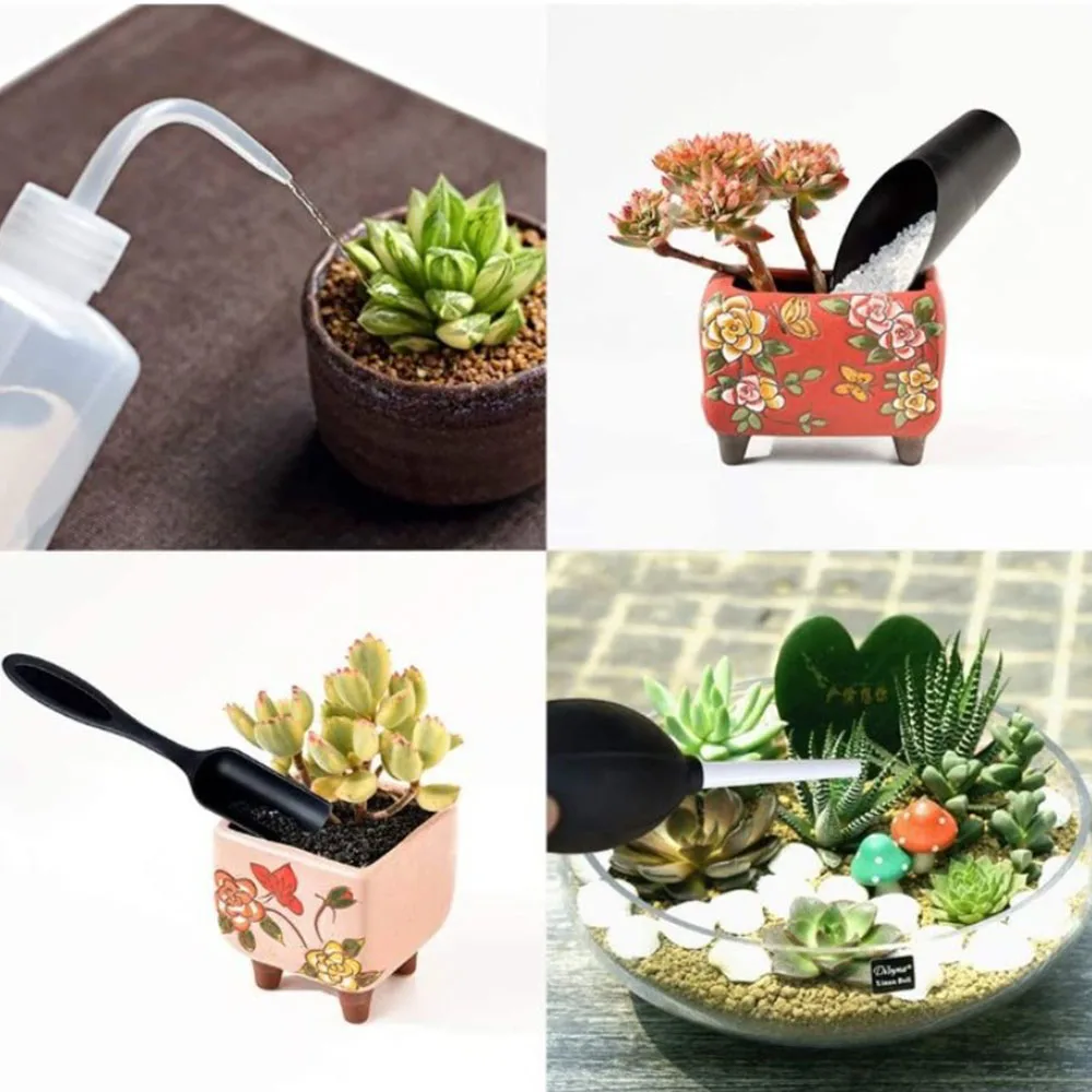 13Pcs Succulent Plants Tools Set Mini Garden Hand Transplanting Miniature Flower Bonsai for Indoor Outdoor Plant Care Supplies