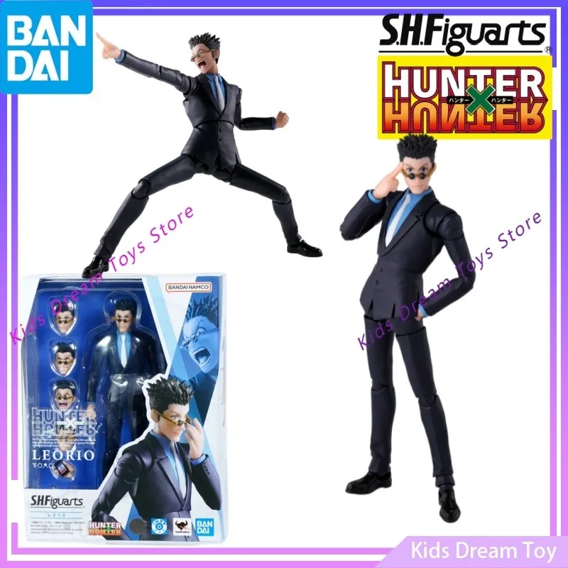

S.H.Figuarts Bandai in Stock Original HUNTER×HUNTER Anime Figures -LEORIO- Action Figures Toys for Kids Gifts Collectible Model