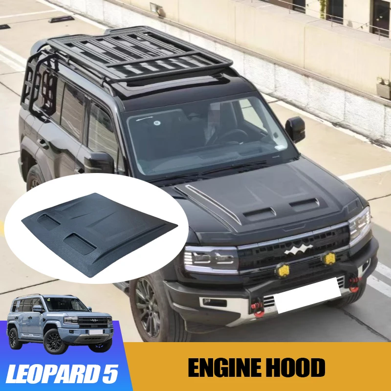 Off-Road Style Car Hood for BYD Leopard 5 Bonnet Decal  Decorative Sticker Accessories