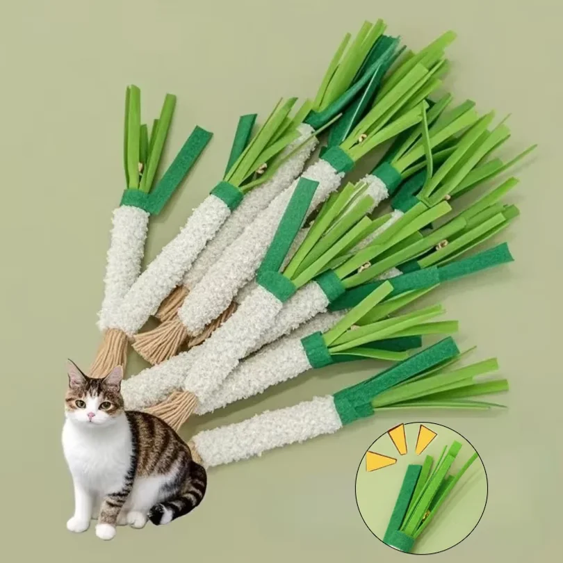 

Cat Teaser Toy Interactive Bell Teething Funny Kitten Toy Teasering Play Cat Stick Cat Accessories Wholesale