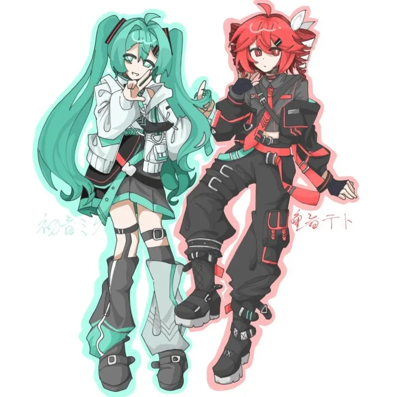 ใหม่ Kasane Tetoo อะคริลิครูป Virtual Songstress อะนิเมะน่ารักการ์ตูน Originality 10 ซม.เดสก์ท็อปเครื่องประดับของขวัญ