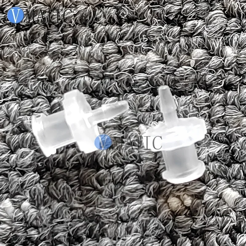 ‌100Pcs 1/16" Barb Luer Adapter | Free Ship ( PP Fast Connector for Lab Syringe Pump)‌