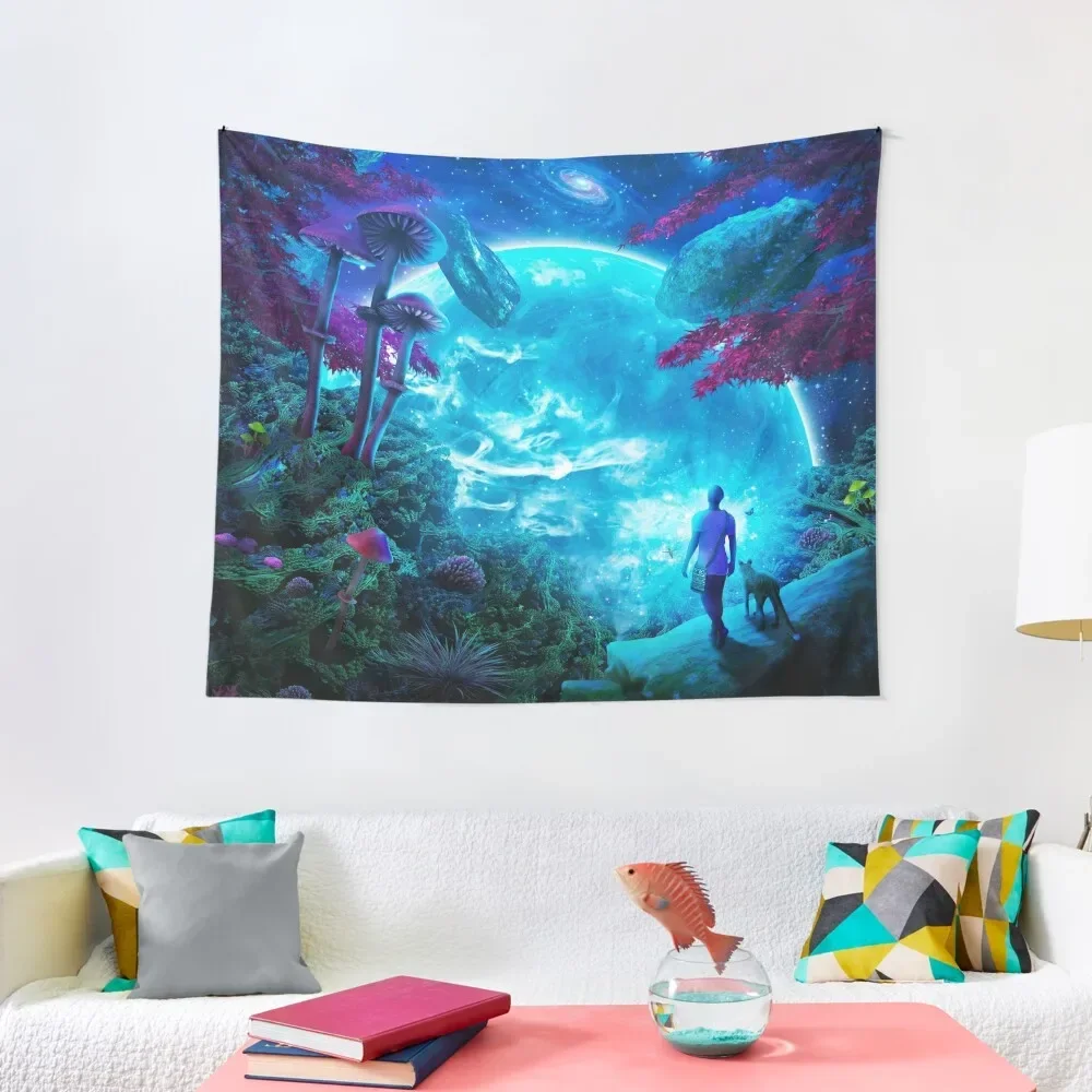 

Lost Sky Tapestry Decoration For Bedroom Kawaii Room Decor Tapestry