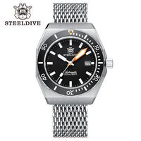 STEELDIVE Brand New In SD1963 Unique Desgin 42MM Case NH35 Automatic Ceramic bezel BGW9 Super Lume Wristwatch Dive Watch for men