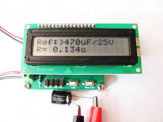 In-Circuit Capacitor ESR Tester, Digital Portable Meter for PCB Fault Detection & Electronics Repair