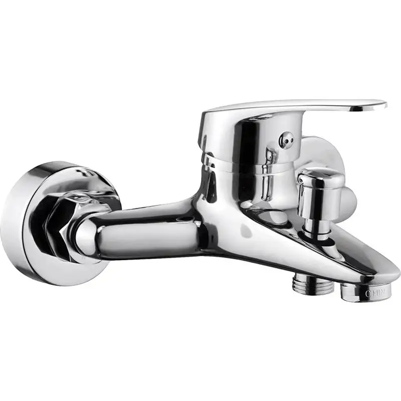 

HEZEE Custom 2-Hole Bathroom Brass Bathtub Hot And Cold Mixer Shower Faucet Polished Surface Treatment Faucet