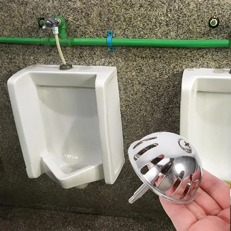 

2pcs Stainless Steel Urinal Funnel Cover Drain Stopper Urinal Drain Stopper Urinal Filter Stopper For Bathroom And Toilet Use