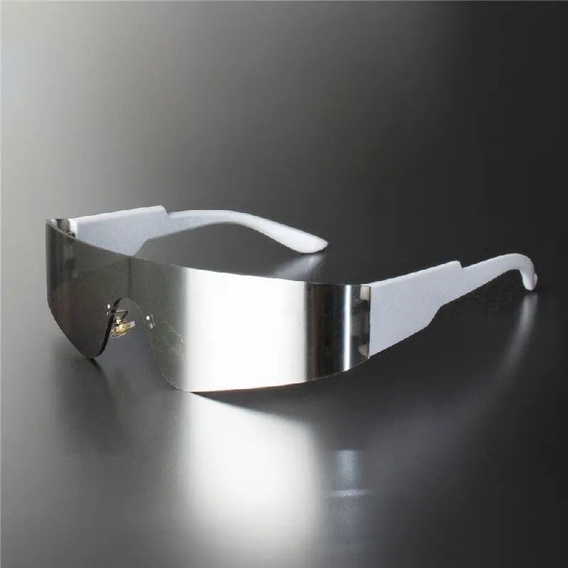 One Piece Glasses Couple Y2K Shaped Glasses Internet Celebri