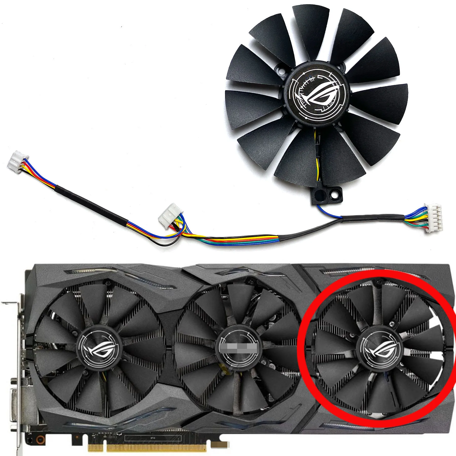 New For ASUS GeForce GTX1070 1070ti 1080 1080ti ROG STRIX Graphics