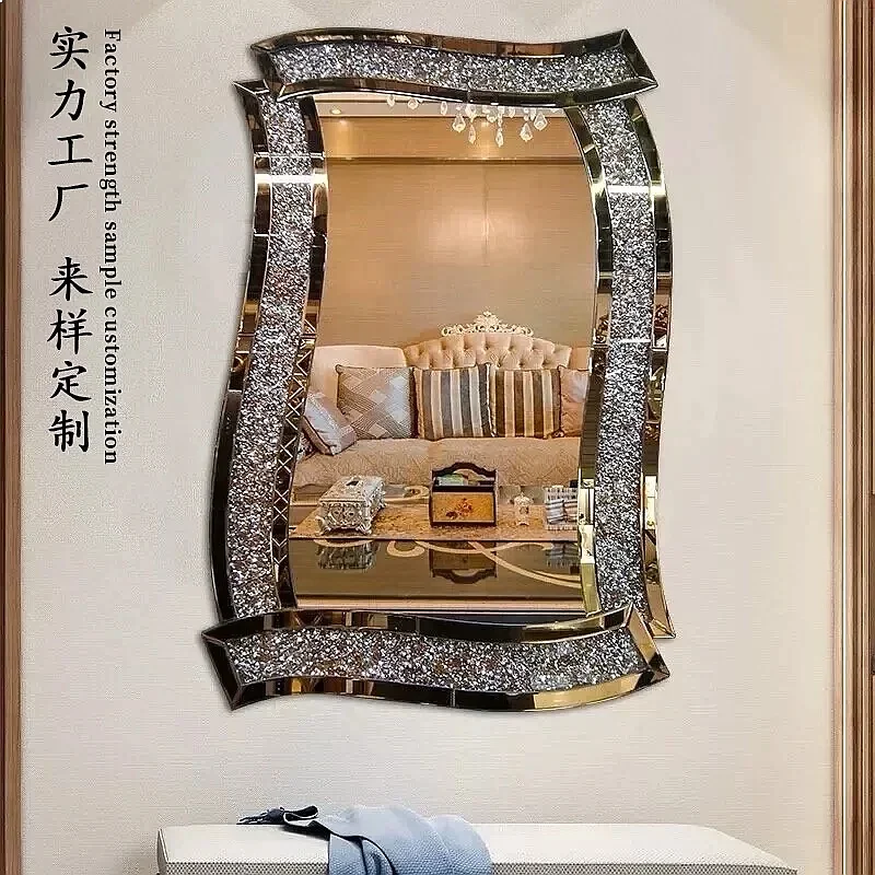A81 Elegant French Style Vanity Mirror, Tabletop Decorative Mirror For Bathroom Entryway, Home Decor