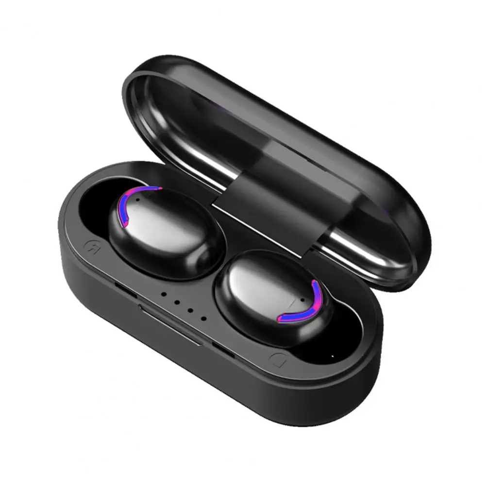 TWS Bluetooth Earphone 5.0 Wireless Headset IPX7 Waterproof Deep Bass Earbuds True Wireless Stereo Headphone Sport Earphones