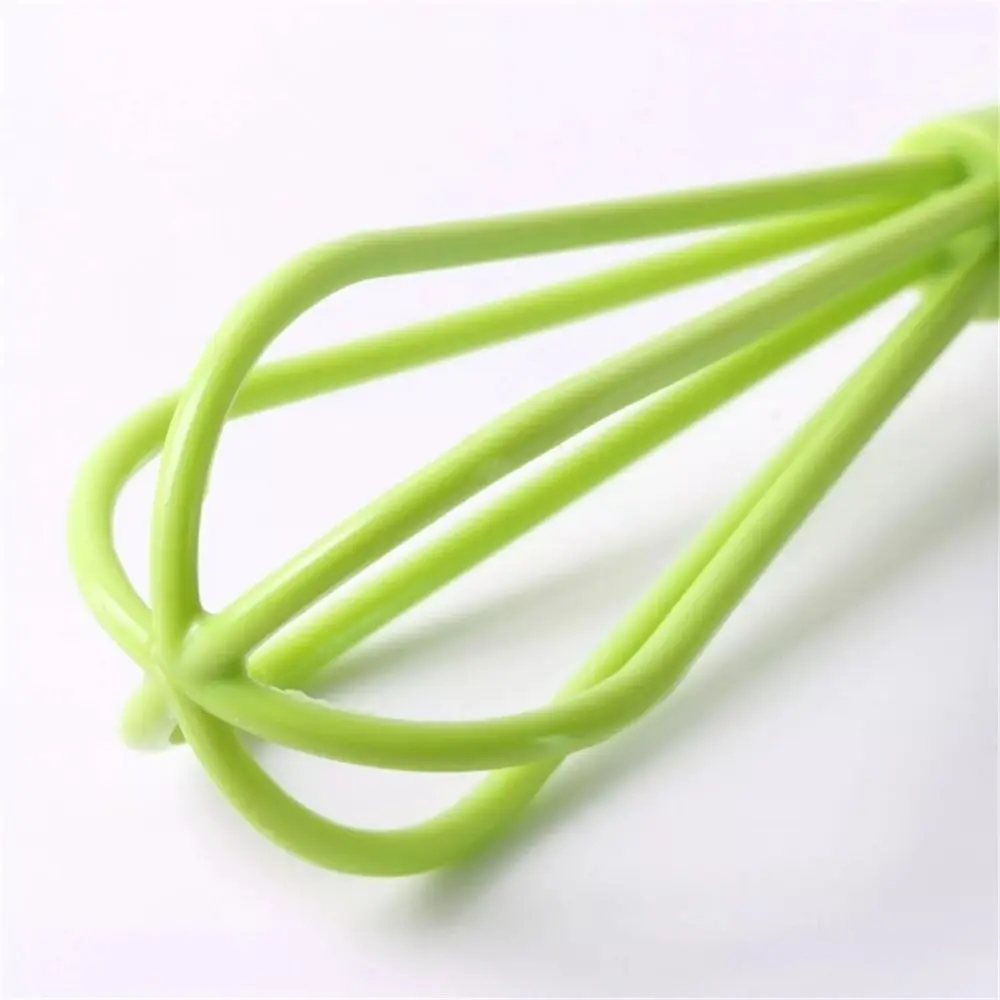 5PCS Creative Manual Egg Beater Plastic Durable Egg Mixer Mini Portable Handheld Beater Kitchen Baking Tool