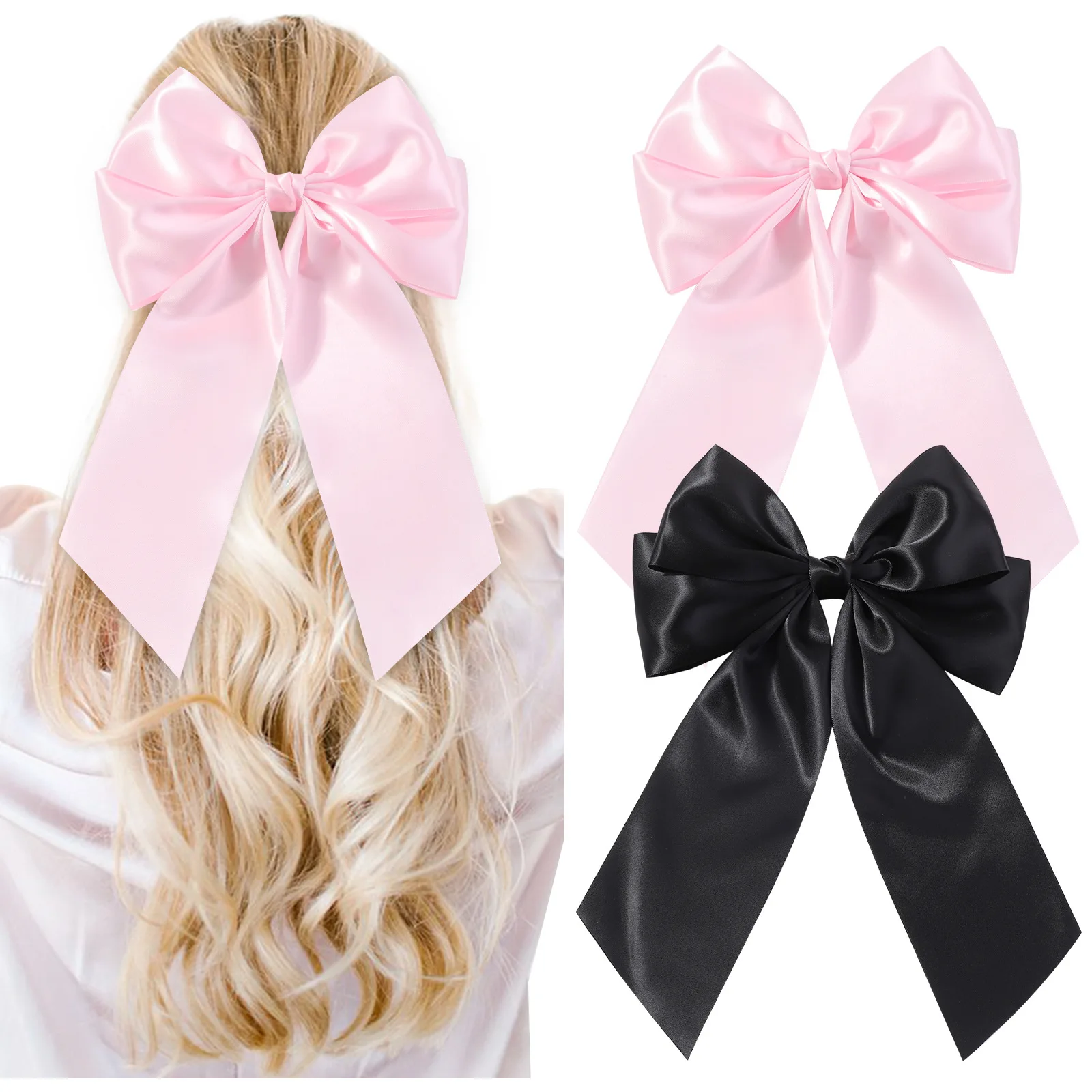 24-pinzas-para-el-cabello-con-lazo-de-cinta-de-saten-borlas-largas-estilo-frances-elegantes-pasadores-laterales-para-damas-mujeres-y-ninas-accesorios-para-el-cabello