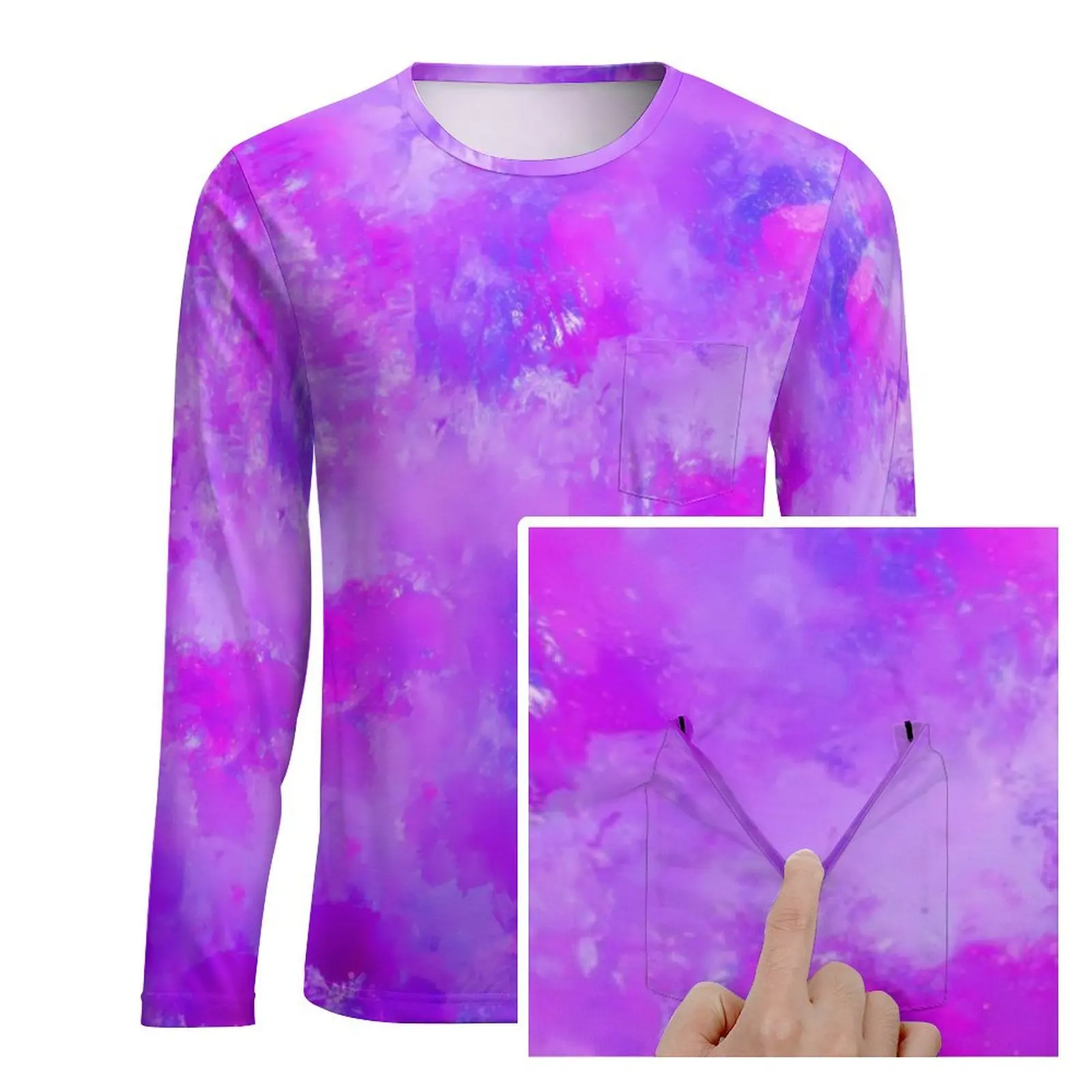 Colorful Paint Splatter T Shirt Abstract Art Men Hippie T-Shirts Autumn Graphic Tees Long Sleeve Streetwear Oversize Gift