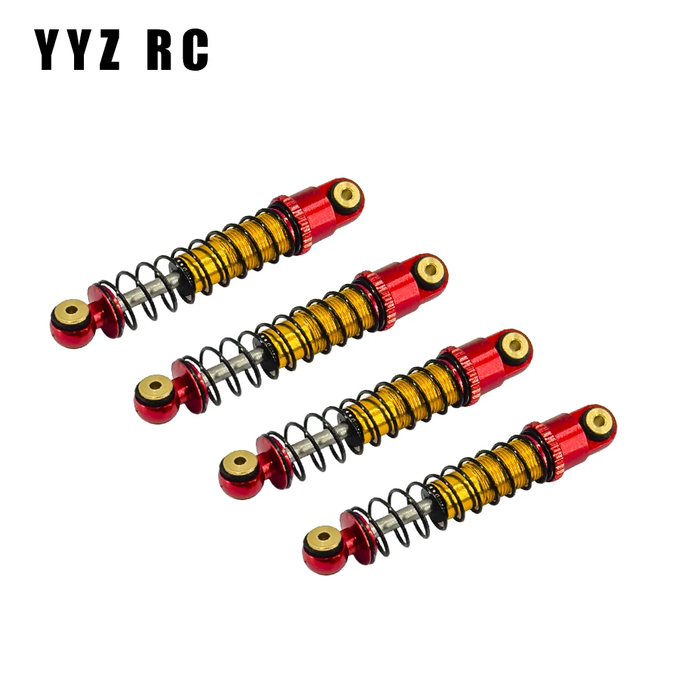 Metal Shock Absorber 40.5MM Oil Damper for Axial SCX24 C10 1/24 RC Crawler Car Ford Bronco Jeep Gladiator