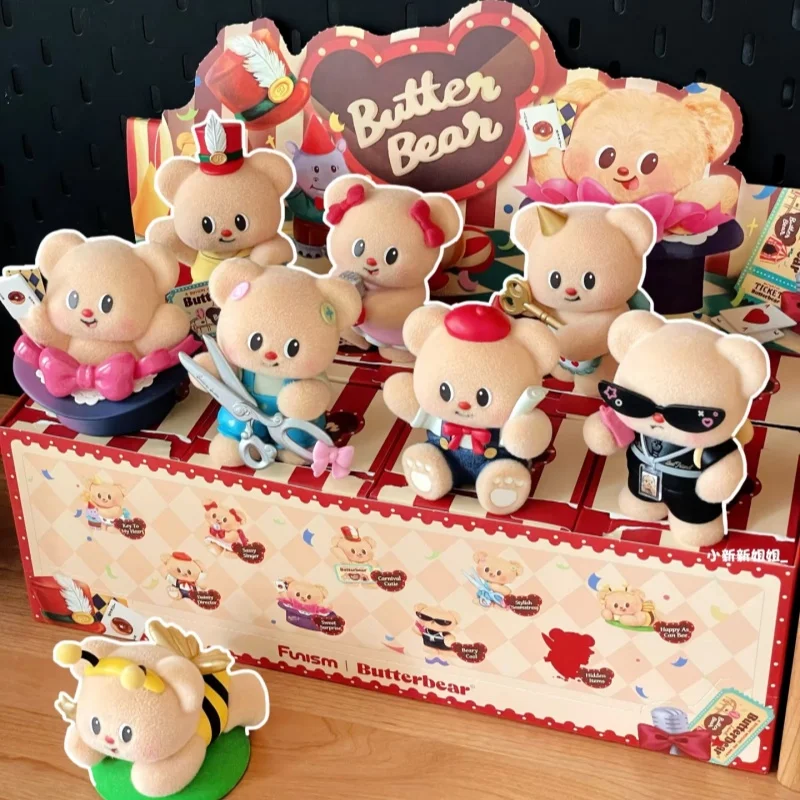 

FUNISM Butterbear Adorable Influencer Series Blind Box Cute Bear Doll Toy Action Figure Collection Children Christmas Gifts