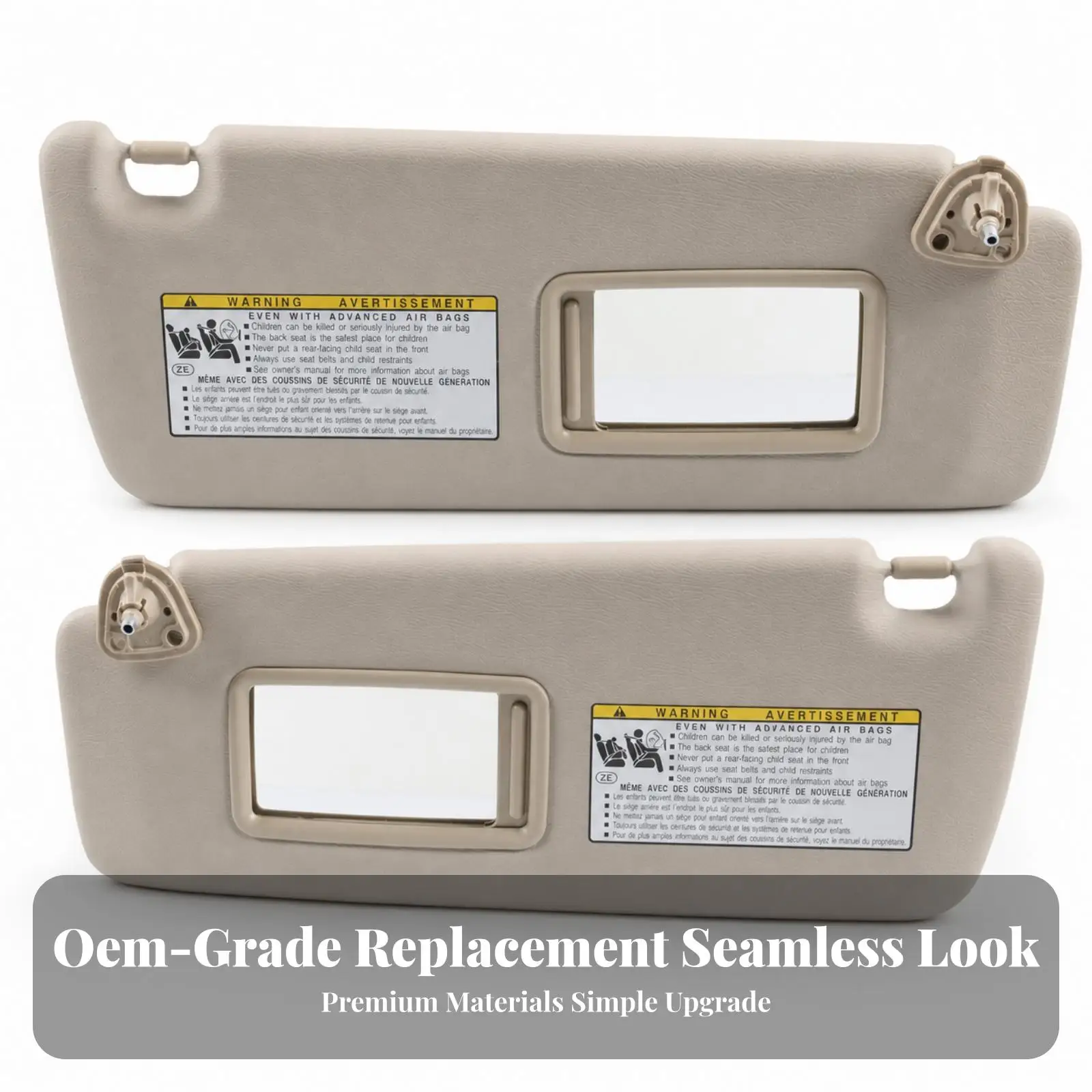 Car Visor Replacement Easy-to-Install Auto Parts Lightweight for Daily Commuting