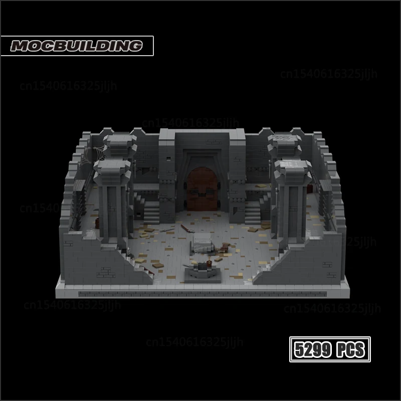 UCS 반지 유명한 무덤 세트 MOC 빌딩 블록 크리 에이 티브 디스플레이 모델 기술 벽돌 DIY 조립 컬렉션 장난감 크리스마스 선물