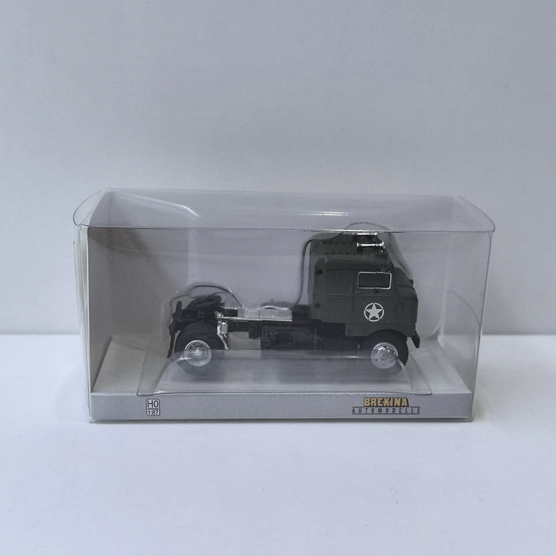 BREKINA HO 1/87 escala Kenworth Bullnose Kenworth Tractor camión plástico modelo de coche