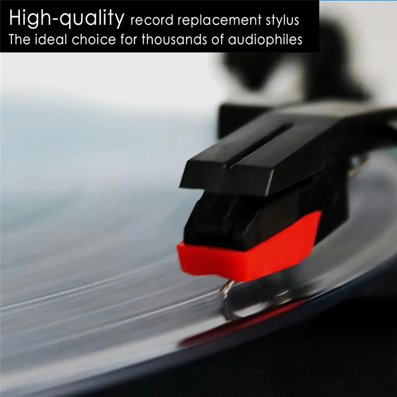 Replacement Stylus Turntable Needles With 1Pcs Stylus Cleaning Brush, Replacement For LP Vinyl Phonograph