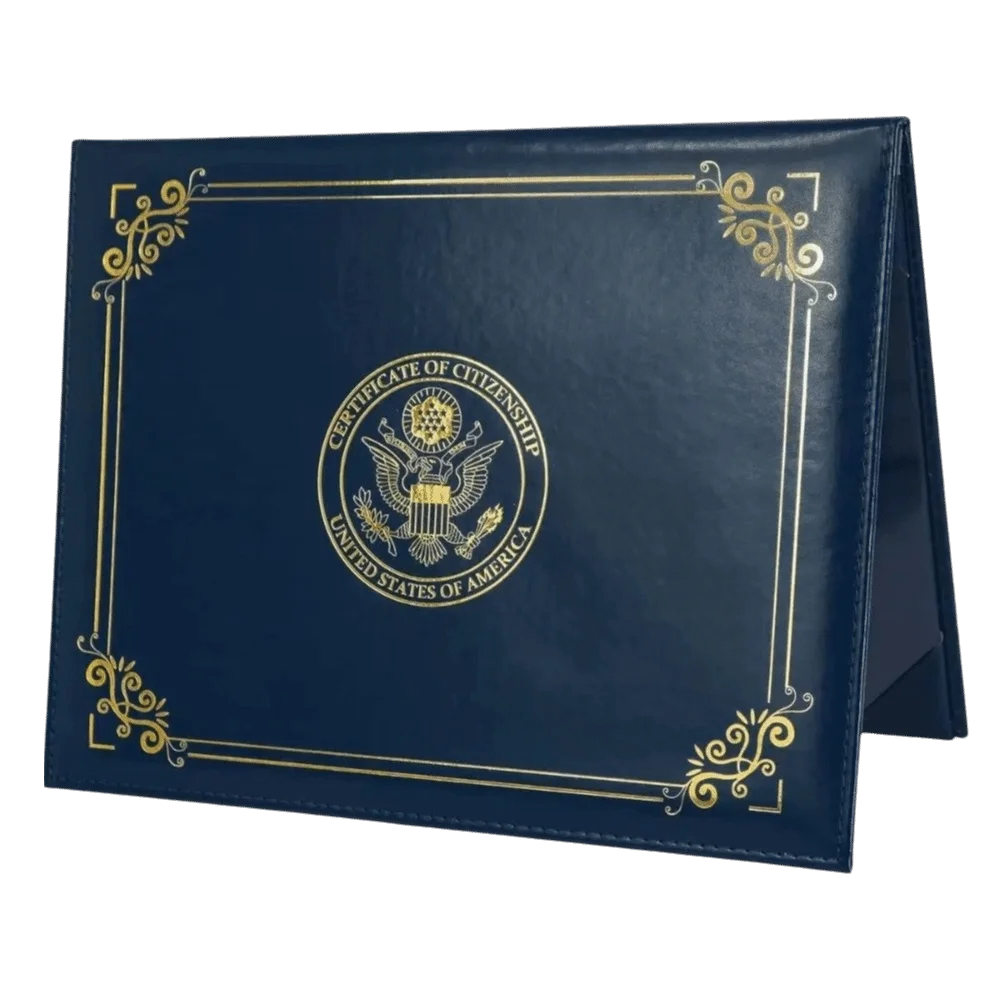 Waterproof US Birth Certificate Holder Baby Shower Gift Anti-Scratch Birth Certificate Protector Sleeve Premium PU Leather