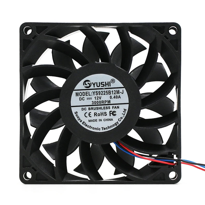 

Super large air volume 92x92x25mm 90mm 12V temperature control speed regulation computer host chassis CPU server fan