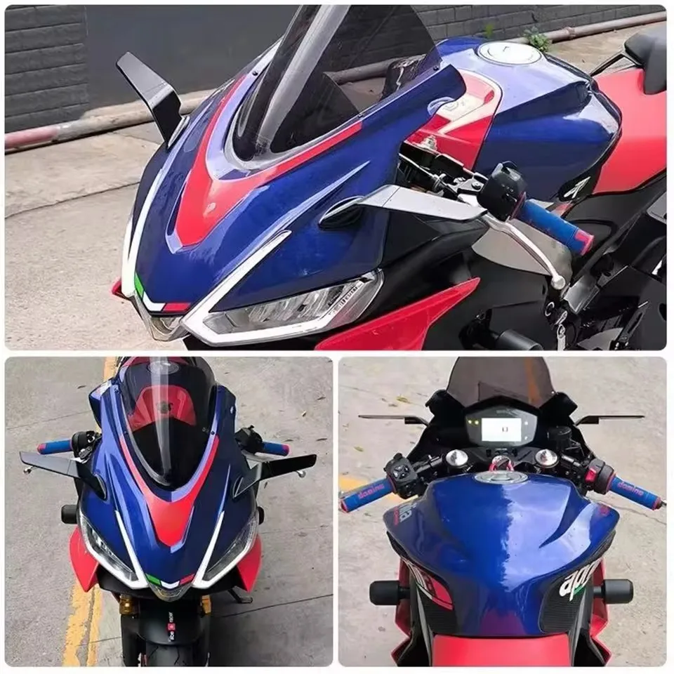 RS660 Rearview Mirror For Aprilia RSV4 RS660 2020-2024 2024 2023 Stealth Sport Winglet Mirror Kits Adjustable Stealth Mirrors