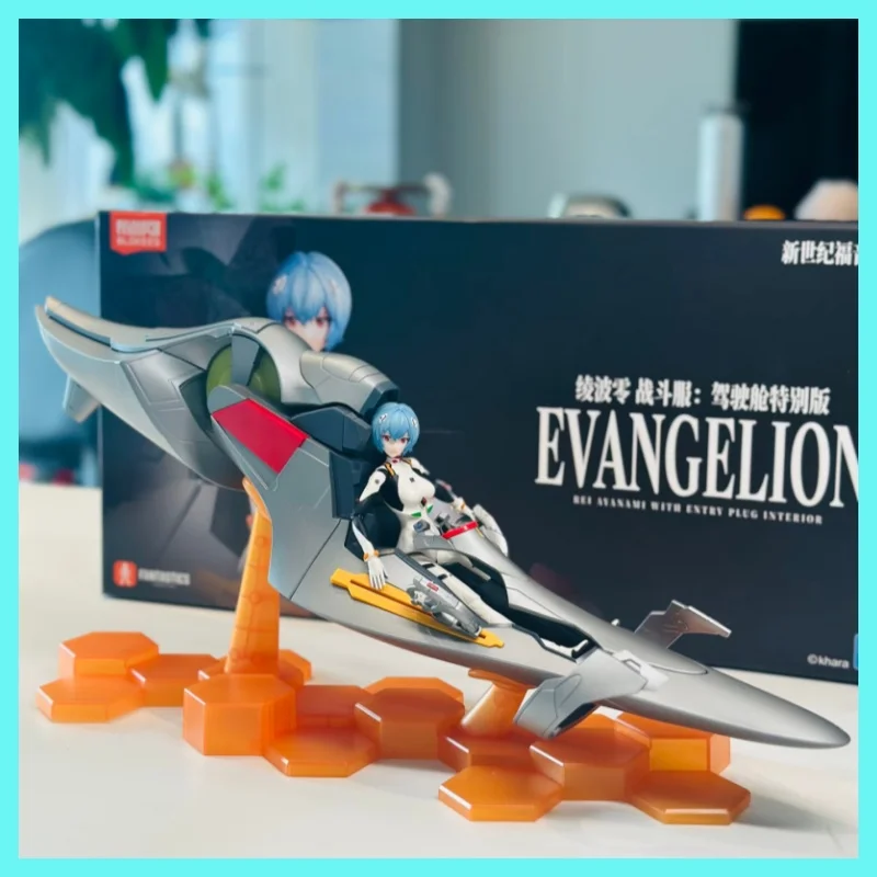 

Blokees Neon Genesis Evangelion Eva Rei Ayanami Battle Suit Action Figure Assembly Model Collect Genuine Gifts Birthday Surprise