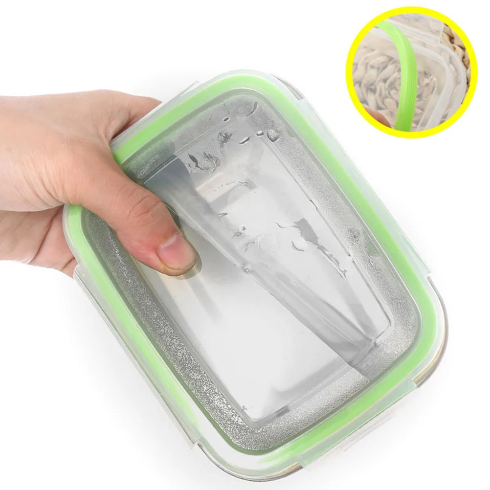 Stainless Steel Lunch Box Sealing Crisper Heat Insulation Food Container for Home Office (Green, 350ML)