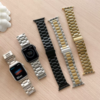 Stainless Steel Strap for Apple Watch band 45mm 44mm Ultra 2 49mm 42mm-40mm-41mm-46mm Metal watchband series 10 9 8 7 6 5 4 3 se