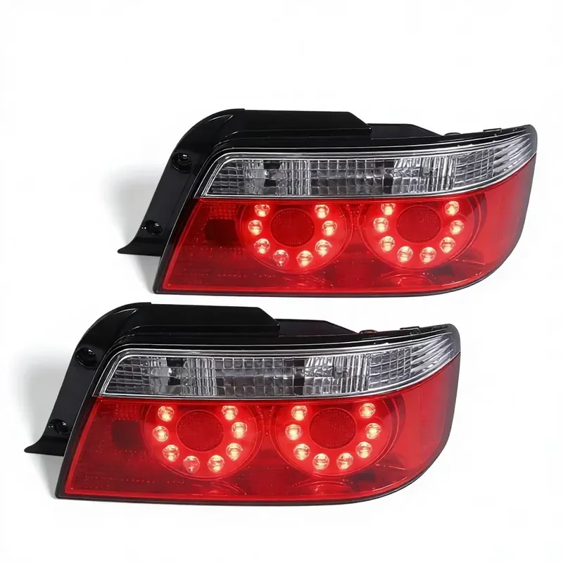

LED and Crystal Red Rear Car Taillight Set of 2 for Chaser JZX100 GX100 LX100 1996–2001 12V