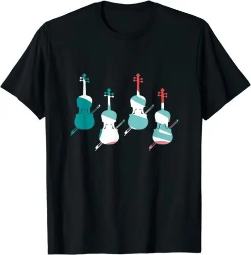 Neu Vintage Geige Streichinstrument Violine Premium Geschenk TeeT-Shirt