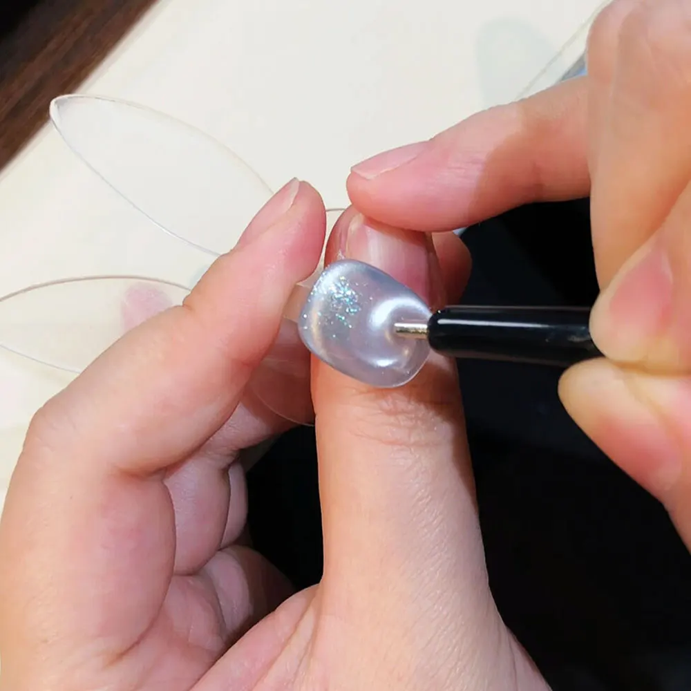 1 pz Cat Eye Magnete per unghie Penna magnetica 11 cm Aspirazione Sfera in acciaio Magnete Penna Strumenti per nail art Cat Eye Gel Smalto per unghie Bastone magnetico %