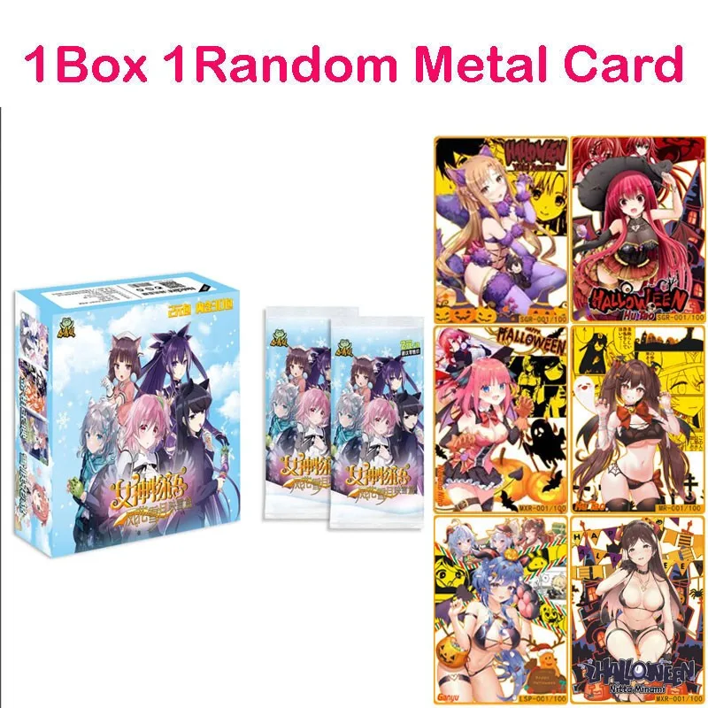 

Out Of Print Goddess Story Collection Card 2m05 Waifu Booster Box ACG TCG CCG Doujin Toy And Hobbies Gift With Metal Card