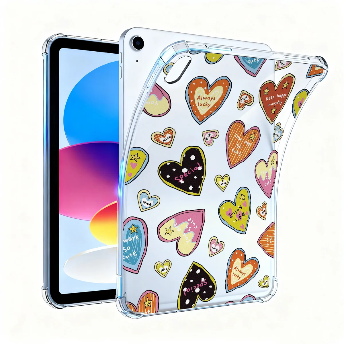 Diverse Forms Of Love For iPad Pro 11 2024 2018 2022 Air 4 10.9 Inch 13 2025 Silicone For iPad 5 6 2 3 Mini 6 5 2 3 Tablet Case