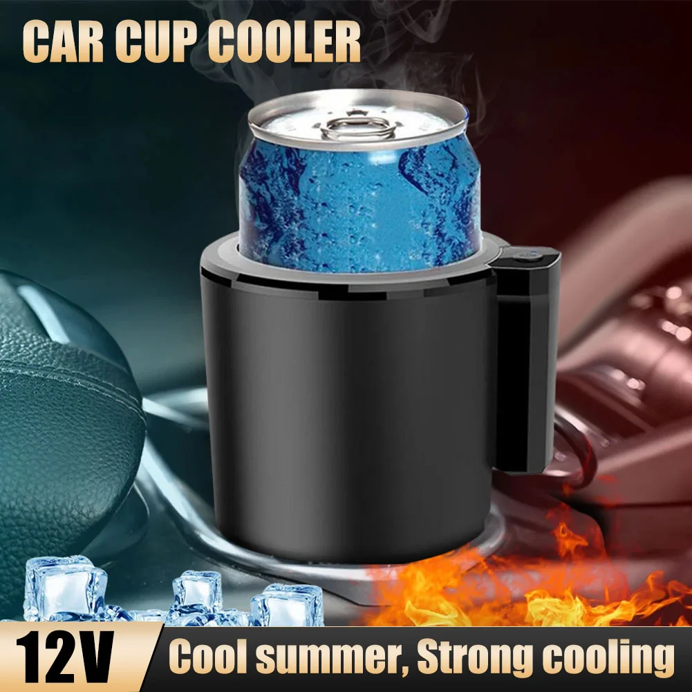 Portable Car Cooling Cup Electric Quick-Cooling Cup Car Drink Cold Mug Can Beverage Coffee Cooler Mini Refrigerator For Home Car