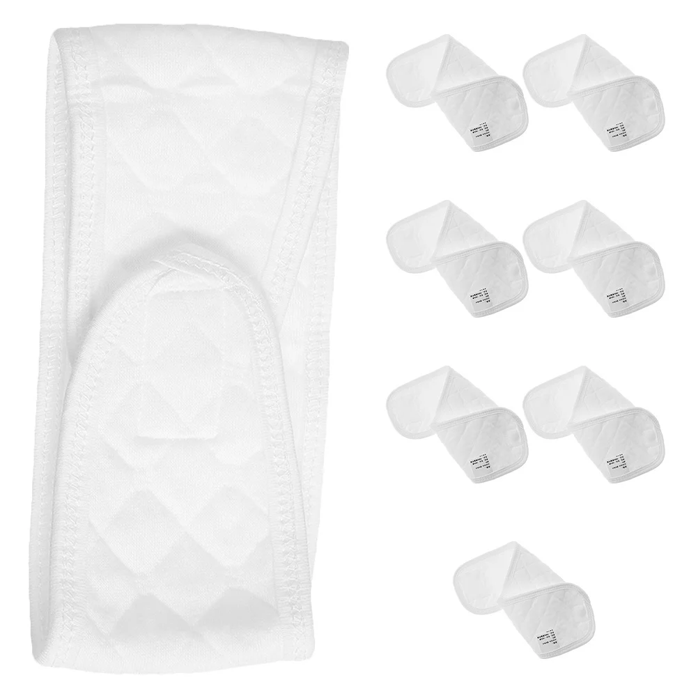 

8 шт., детская повязка на живот для новорожденных, хлопковая двухслойная защита для пупкового шнура, мягкая дышащая повязка для пупка для младенцев, детская повязка на живот