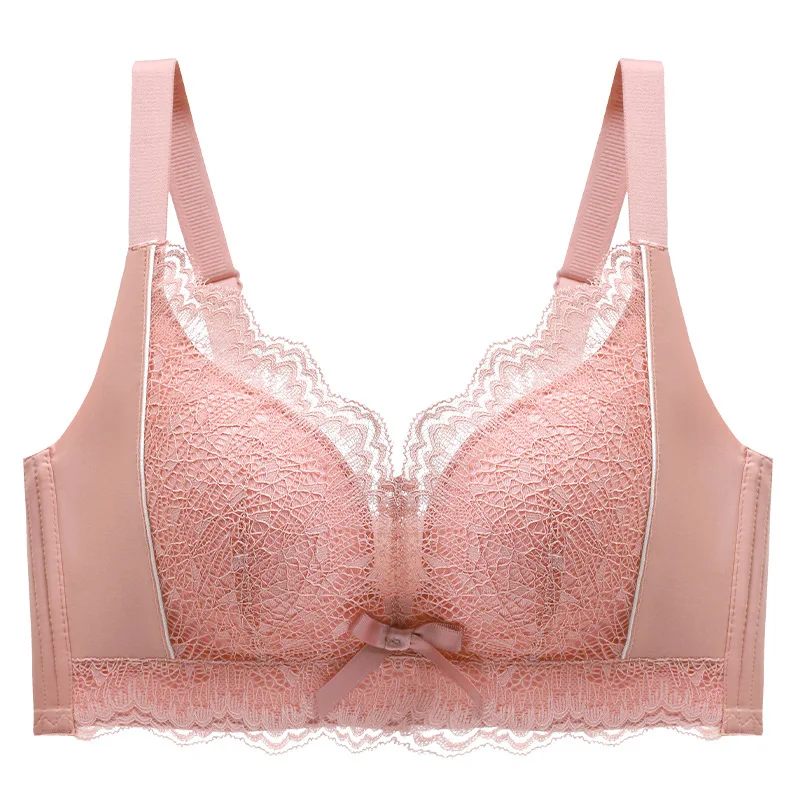 Lingerie Dames Nieuwe Aangepaste Bh Verbreedt De Vleugelborstcollectie Zonder Stalen Ring Verzameld Onder De Dunne Dikke Kanten Bh