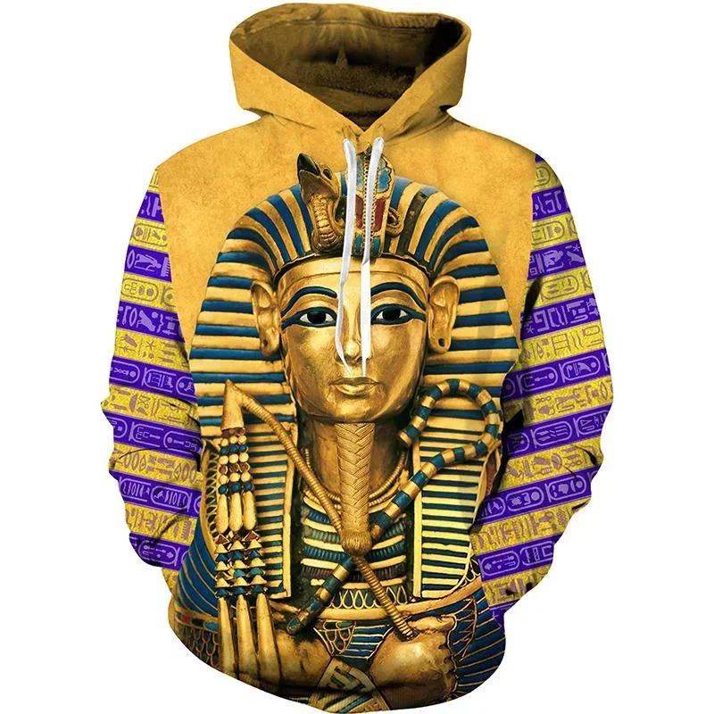 Ancient Egypt Eye of Horus Egyptian Symbol Hoodie Men 3D Printed Tops Clothing Unisex Sweatshirts Cool Designs Hoodies Pullovers